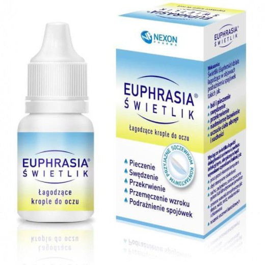 Euphrasia Świetlik, łagodzące krople do oczu, 10 ml