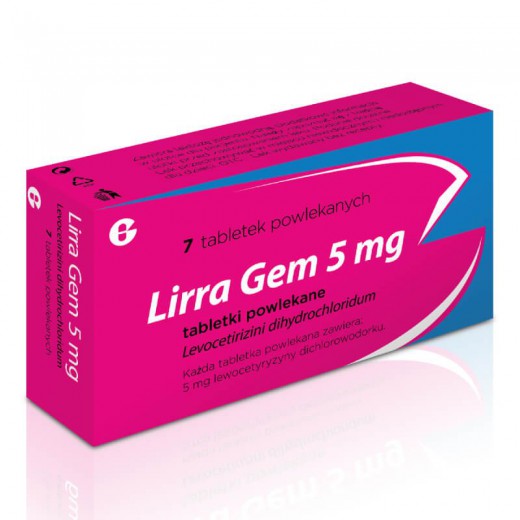 Lirra Gem 5mg, 7 tabletek