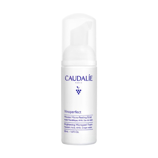 Caudalie Vinoperfect rozjaśniająca pianka micropeelingująca, 50ml