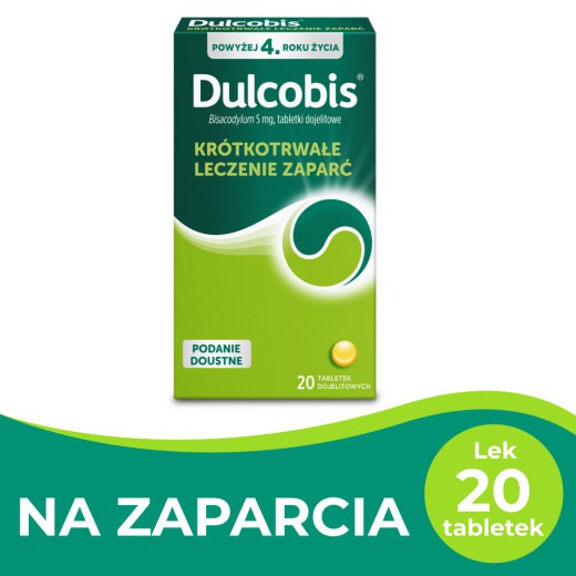 Dulcobis 5 mg, 20 tabletek dojelitowych