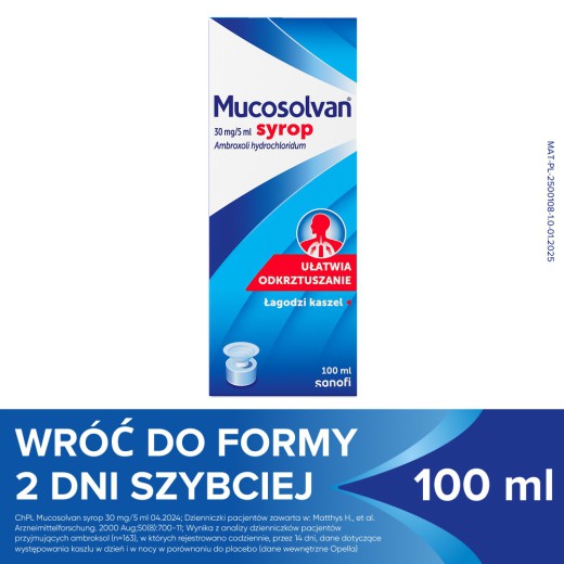 Mucosolvan 30 mg/5 ml, syrop, 100 ml