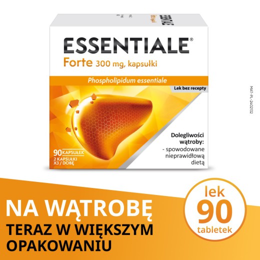 Essentiale Forte 300mg, 90 kapsułek