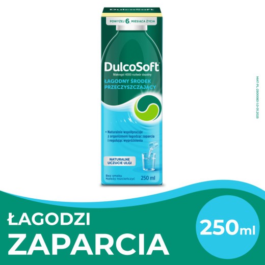 DulcoSoft, roztwór doustny dla dzieci od 6 miesiąca i dorosłych, 250 ml