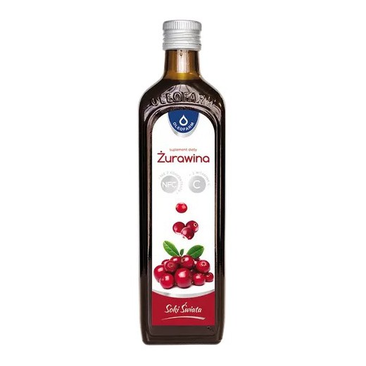 Żurawina, Sok z żurawiny z witaminą C, 490 ml