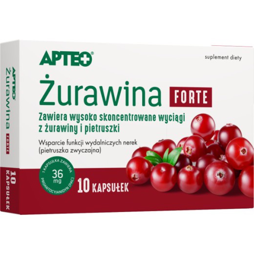 Żurawina Forte Apteo, 10 kapsułek