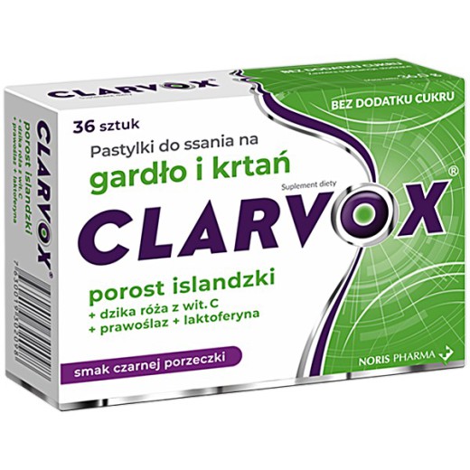 Clarvox Porost Róża pastyl.dossania 36past