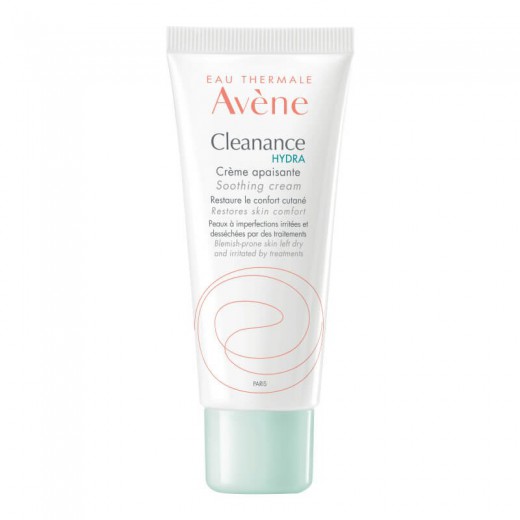 Avene Cleanance Hydra, krem łagodzący do twarzy i ciała po zabiegach farmakologicznych, 40 ml