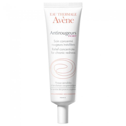 Avene Antirougeurs Fort, koncentrat na utrwalone zaczerwienienia, skóra wrażliwa i naczynkowa, 30 ml