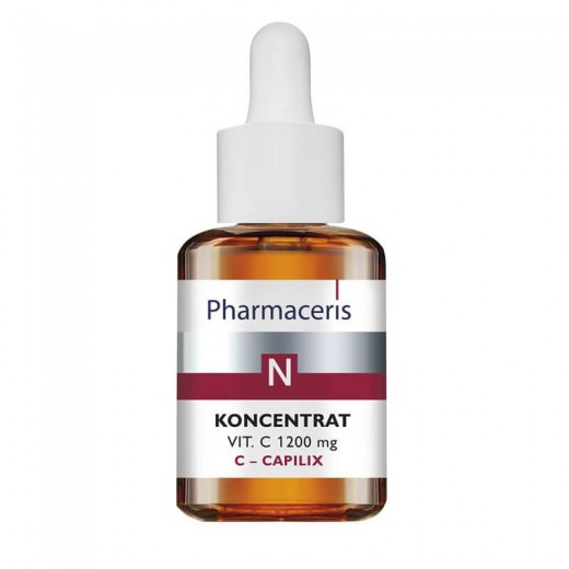 PHARMACERIS N, C-Capilix, koncentrat z witaminą C 1200mg, wzmacniająco-wygładzający, 30ml
