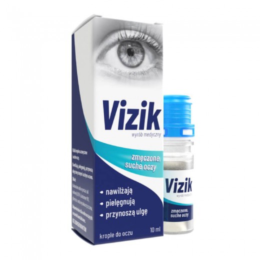 Vizik, krople do oczu, suche, zmęczone oczy,10ml