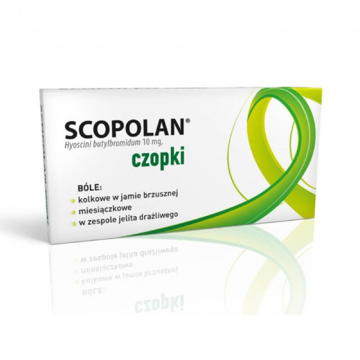 Scopolan 10mg, czopki, 6 sztuk