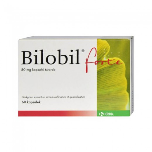 Bilobil Forte 80mg, 60 kapsułek