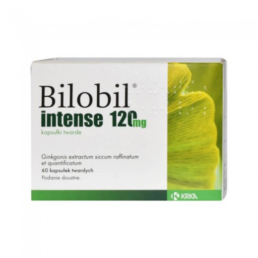 Bilobil Intense 120mg, 60 kapsułek