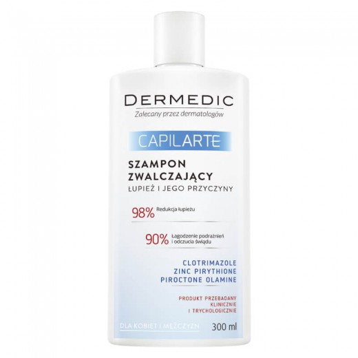 Dermedic Capilarte, szampon zwalczający łupież i jego przyczyny, 300 ml