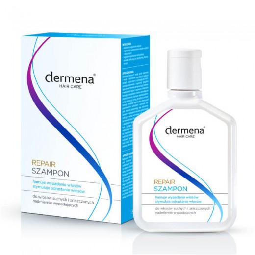 DERMENA Repair, szampon do włosów suchych i zniszczonych, 200ml