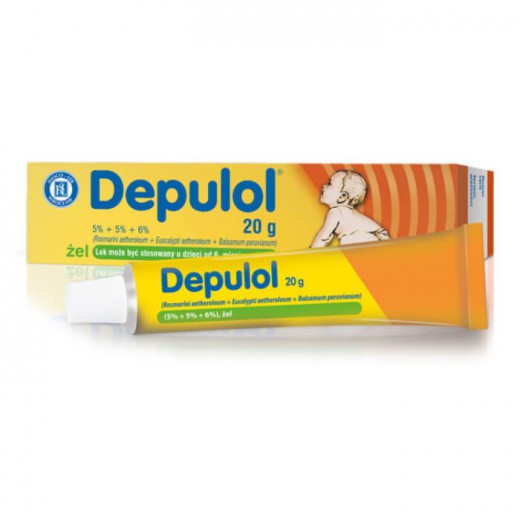 Depulol, żel dla dzieci od 6 miesiąca, 20g