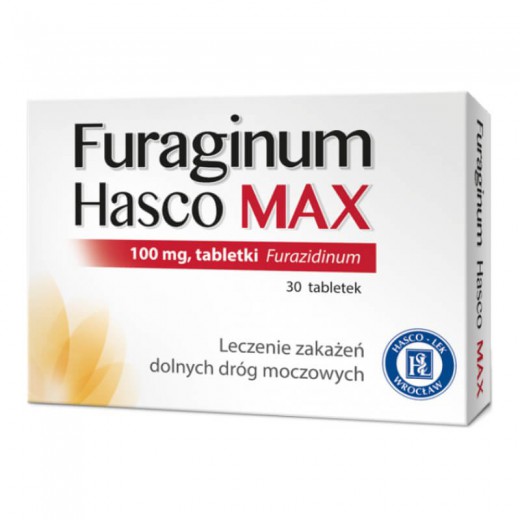Furaginum Hasco Max 100mg, 30 tabletek