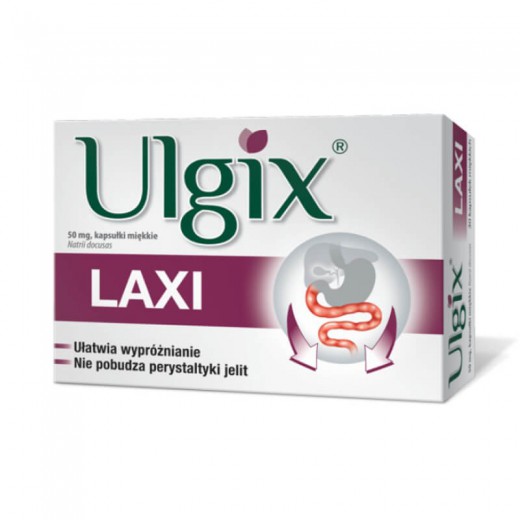 Ulgix Laxi 50mg, 30 kapsułek