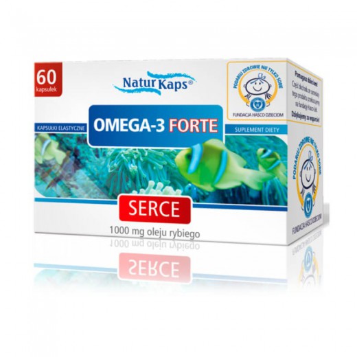 Omega-3 Forte, Naturkaps, 60 kapsułek
