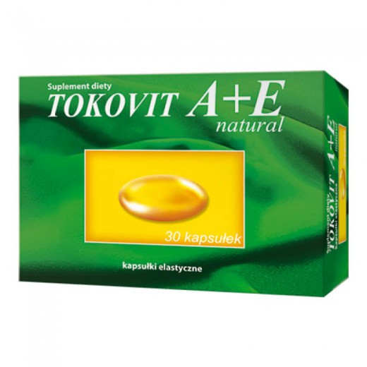 Tokovit A+E Natural, 30 kapsułek