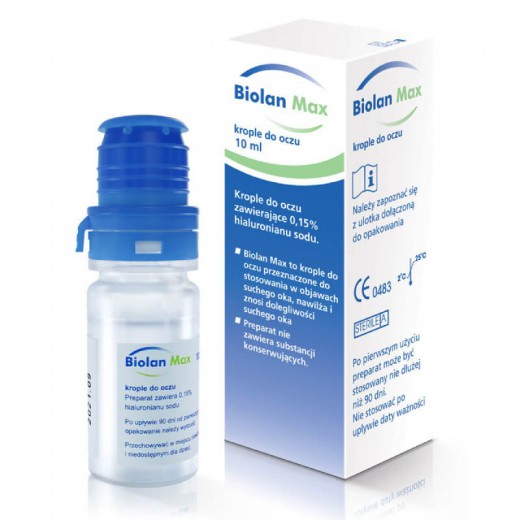 Biolan Max, krople do oczu, 10ml
