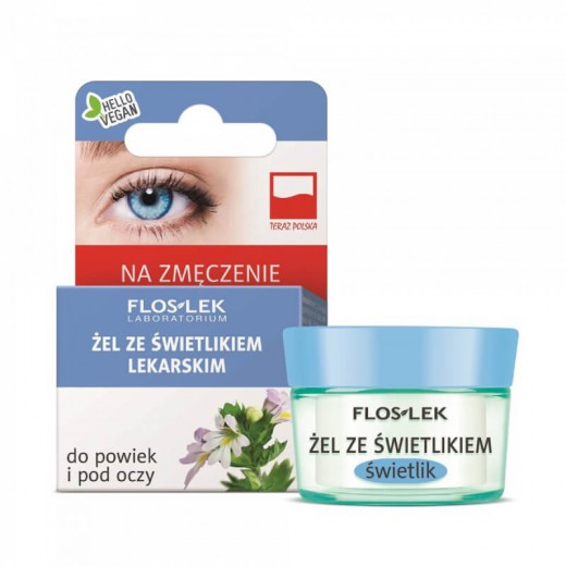 FLOS-LEK, żel ze świetlikiem do powiek i pod oczy, 10g