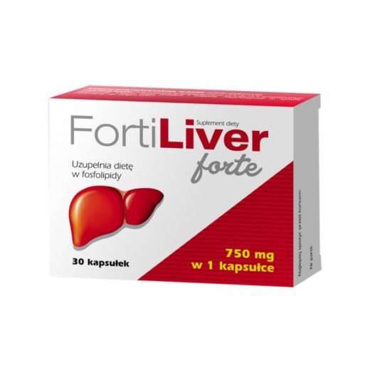 Fortiliver Forte 750 mg, 30 kapsułek
