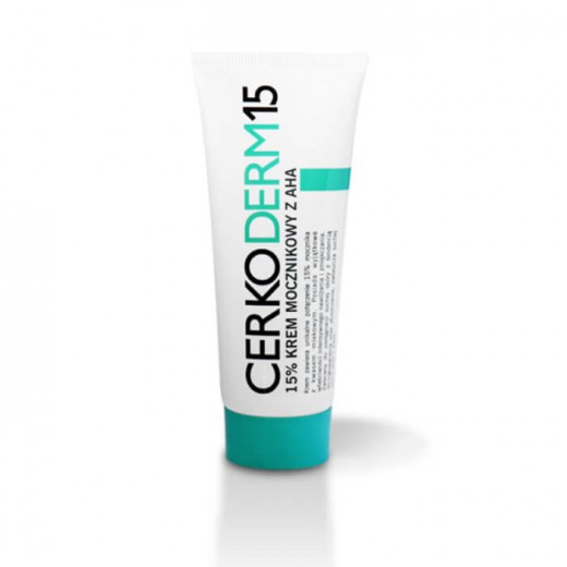 CERKODERM 15, krem mocznikowy z AHA, 75ml