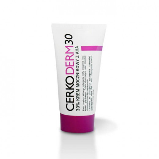 CERKODERM 30, krem mocznikowy z AHA, 50ml
