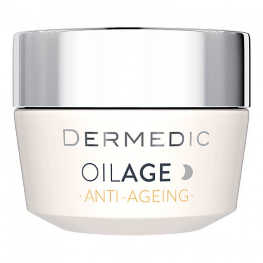 DERMEDIC Oilage Anti-Ageing, naprawczy krem na noc, 50g