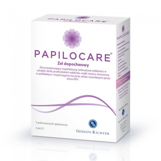 Papilocare, żel dopochwowy, 7 aplikatorów po 5ml