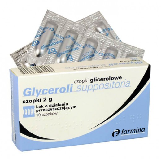 Czopki glicerolowe Farmina 2g, 10 sztuk