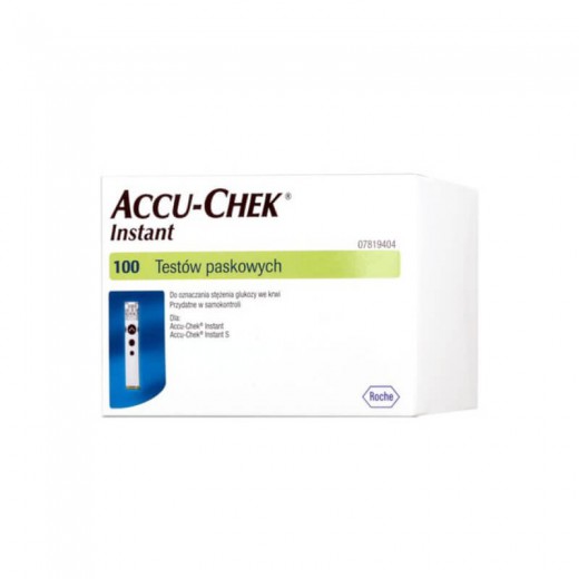 Accu-Chek Instant, testy paskowe, 100 pasków