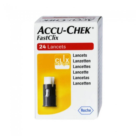 Accu-Chek FastClix, lancety, 24 sztuki