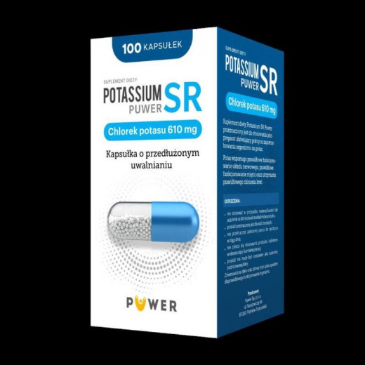 Potassium SR, Puwer, 100 kapsułek
