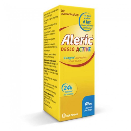 Aleric Deslo Active 0,5mg/ml, roztwór doustny, 60ml