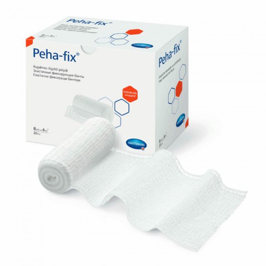 Opaska elastyczna PEHA-FIX, do podtrzymywania opatrunków 4mx8cm, 1 sztuka