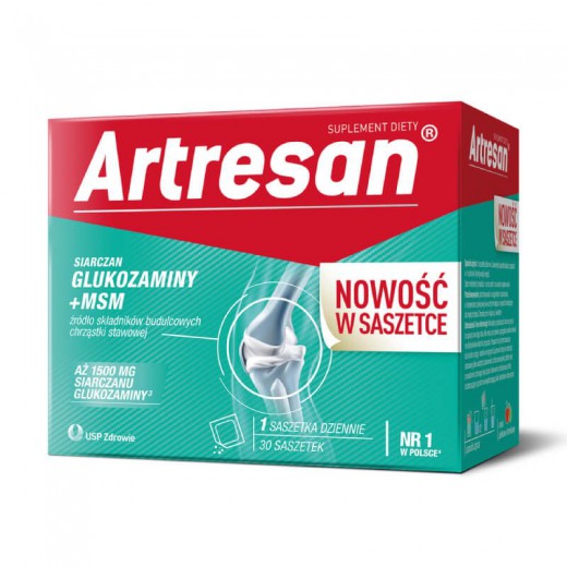 Artresan, jabłko-limonka, 30 saszetek
