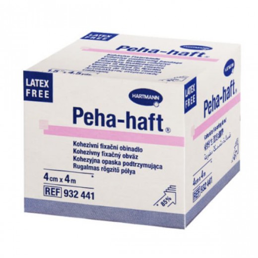 Opaska elastyczna, PEHA-HAFT, 4mx4cm, 1 sztuka