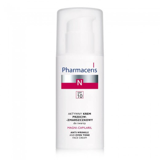 PHARMACERIS N, Magni Capilaril, krem przeciwzmarszczkowy do twarzy SPF10, 50ml