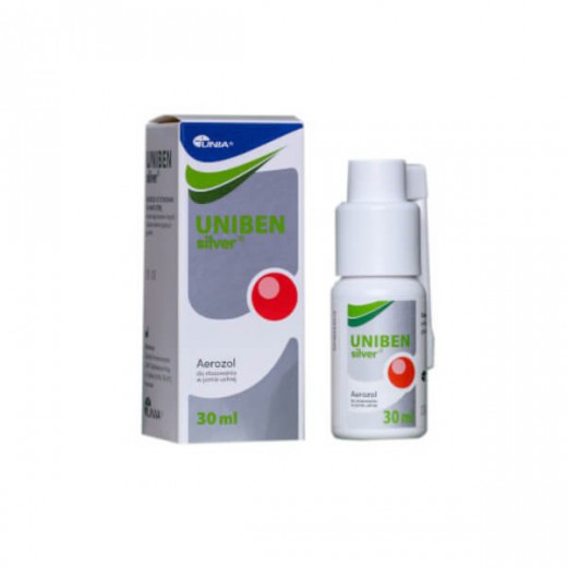Uniben Silver, aerozol do stosowania w jamie ustnej, 30ml