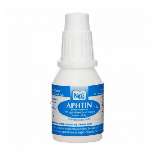 Aphtin, płyn do stosowania w jamie ustnej, 200mg/g, Prolab, 10g