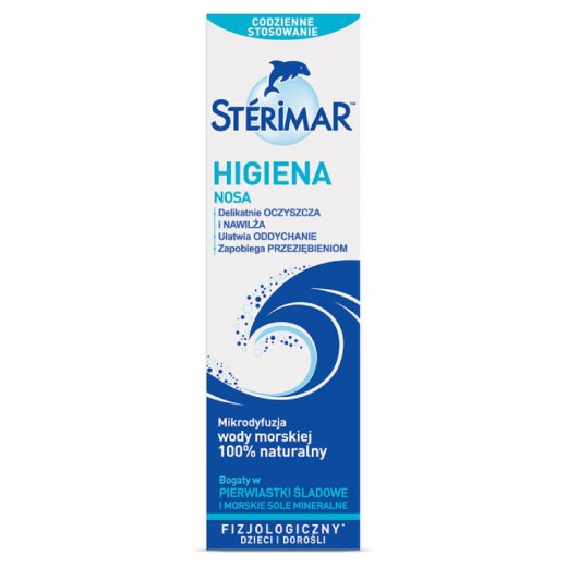 Sterimar, fizjologiczny roztwór wody morskiej, spray do nosa, 100ml