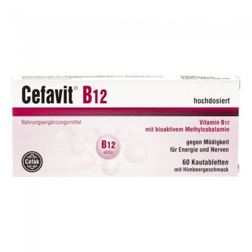 Cefavit B12, 60 tabletek