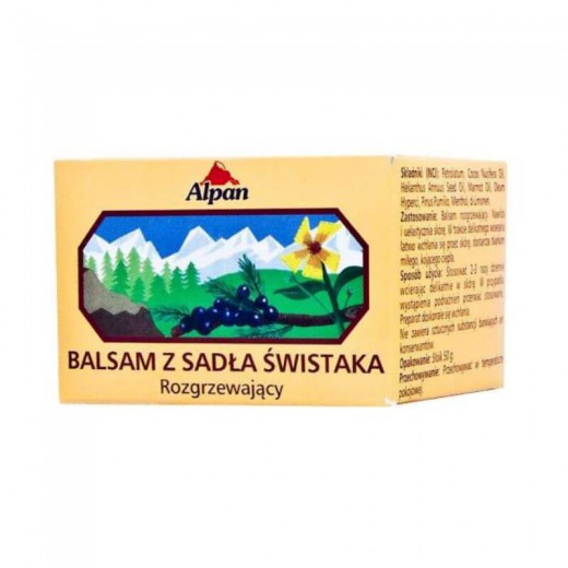 Alpan, rozgrzewający balsam z sadła świstaka, 50 g