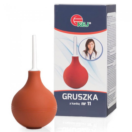 Gruszka z kanką nr 11, do zaparć, do lewatywy, 1 sztuka