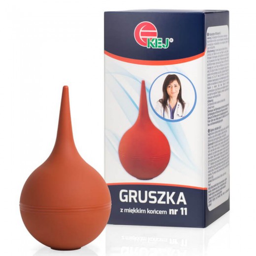 Gruszka z miękkim końcem do nosa i uszu nr 11, Kej, 1 sztuka