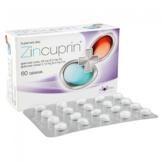 Zincuprin, 60 tabletek
