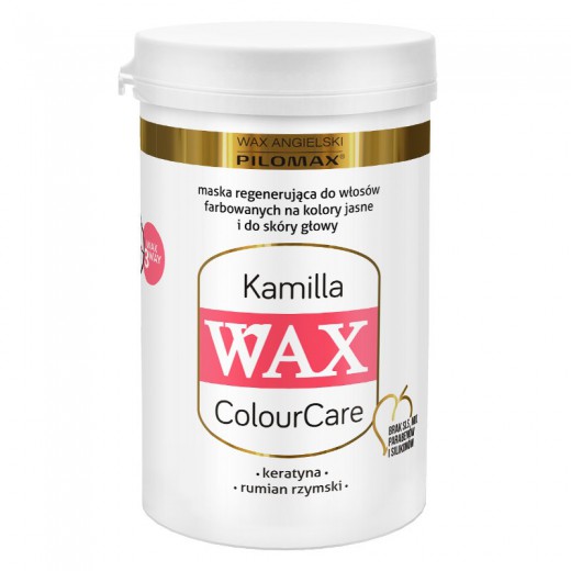 Wax Pilomax Kamilla ColourCare, maska do włosów farbowanych jasnych, 480 ml