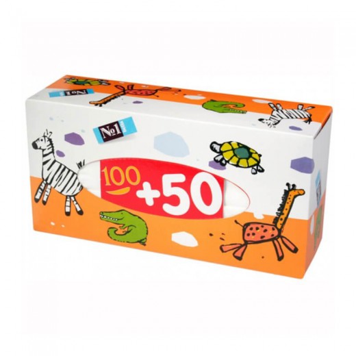 Bella No 1, chusteczki higieniczne, 100 +50 sztuk